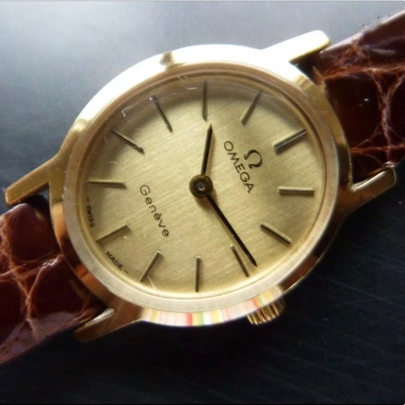 ?Omega? Gold Genève Vintage Mechanical Watch main image 6